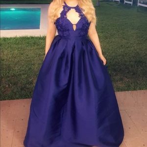 Navy Blue Formal Dress
